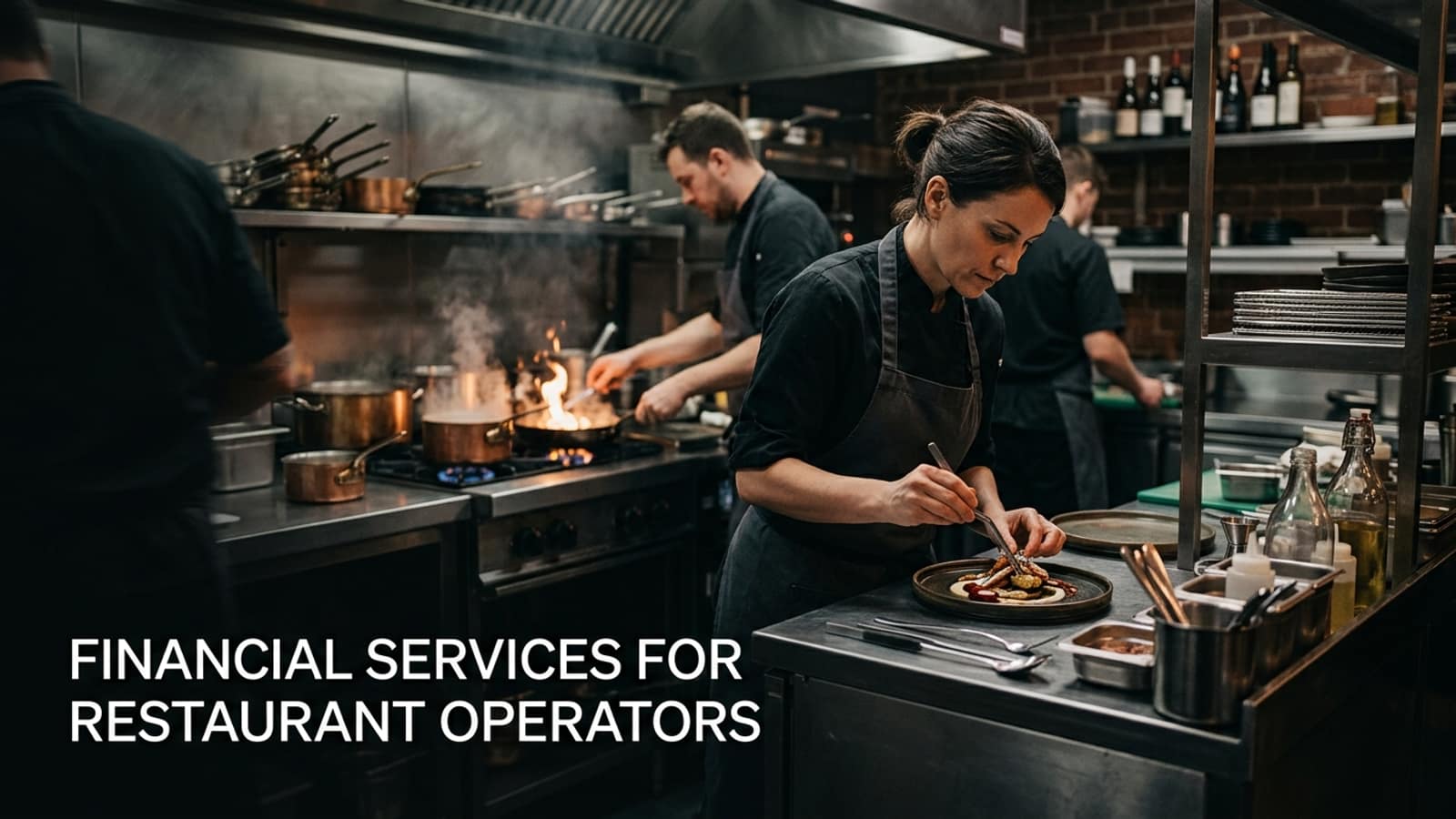 Financial services and lending solutions for restaurant owners and operators — working environment
